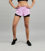Women's Running & Yoga shorts with compression - wodarmour