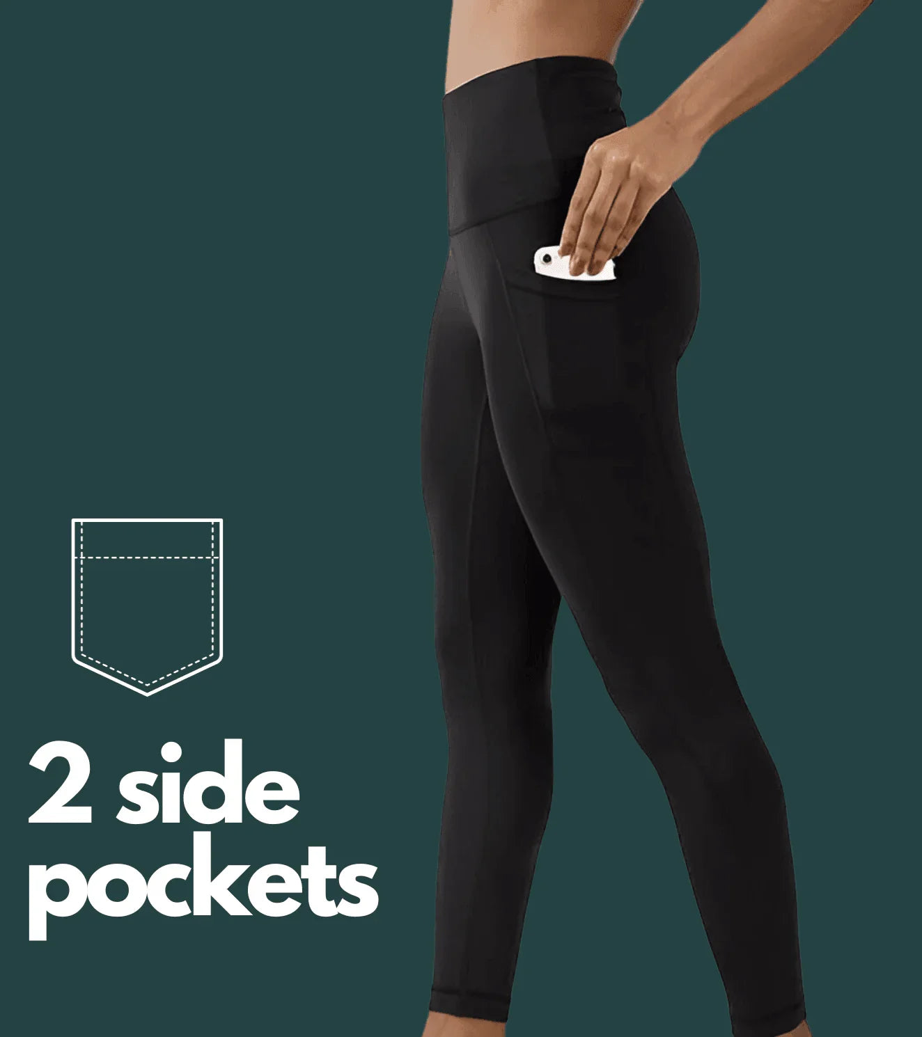 Women's Yoga pants (Black) - wodarmour