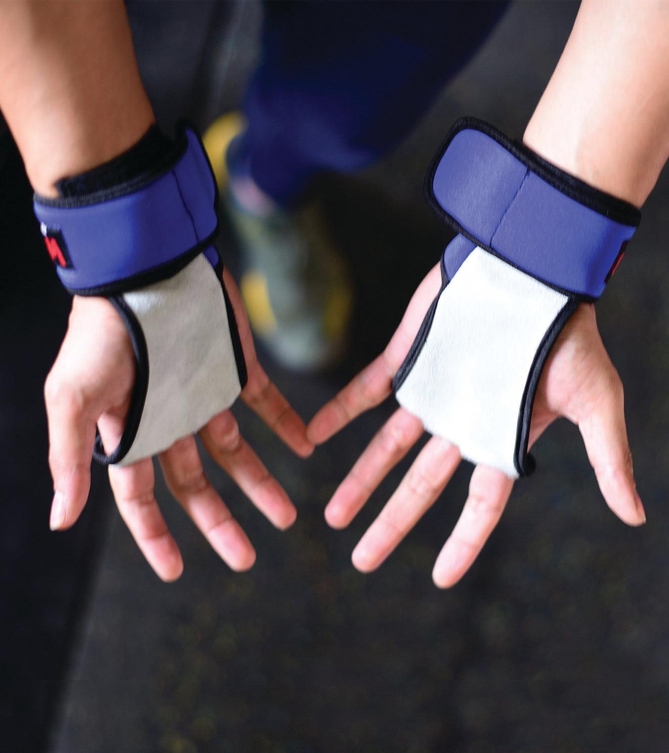 2 in 1 WOD Grips with wrist support - wodarmour