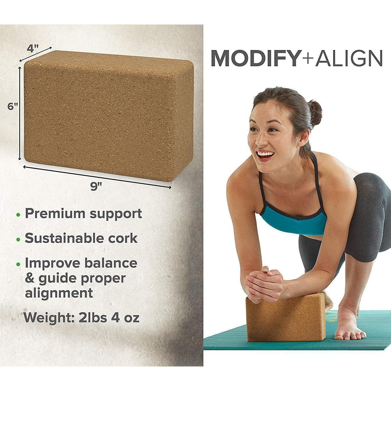 Cork Yoga block - wodarmour