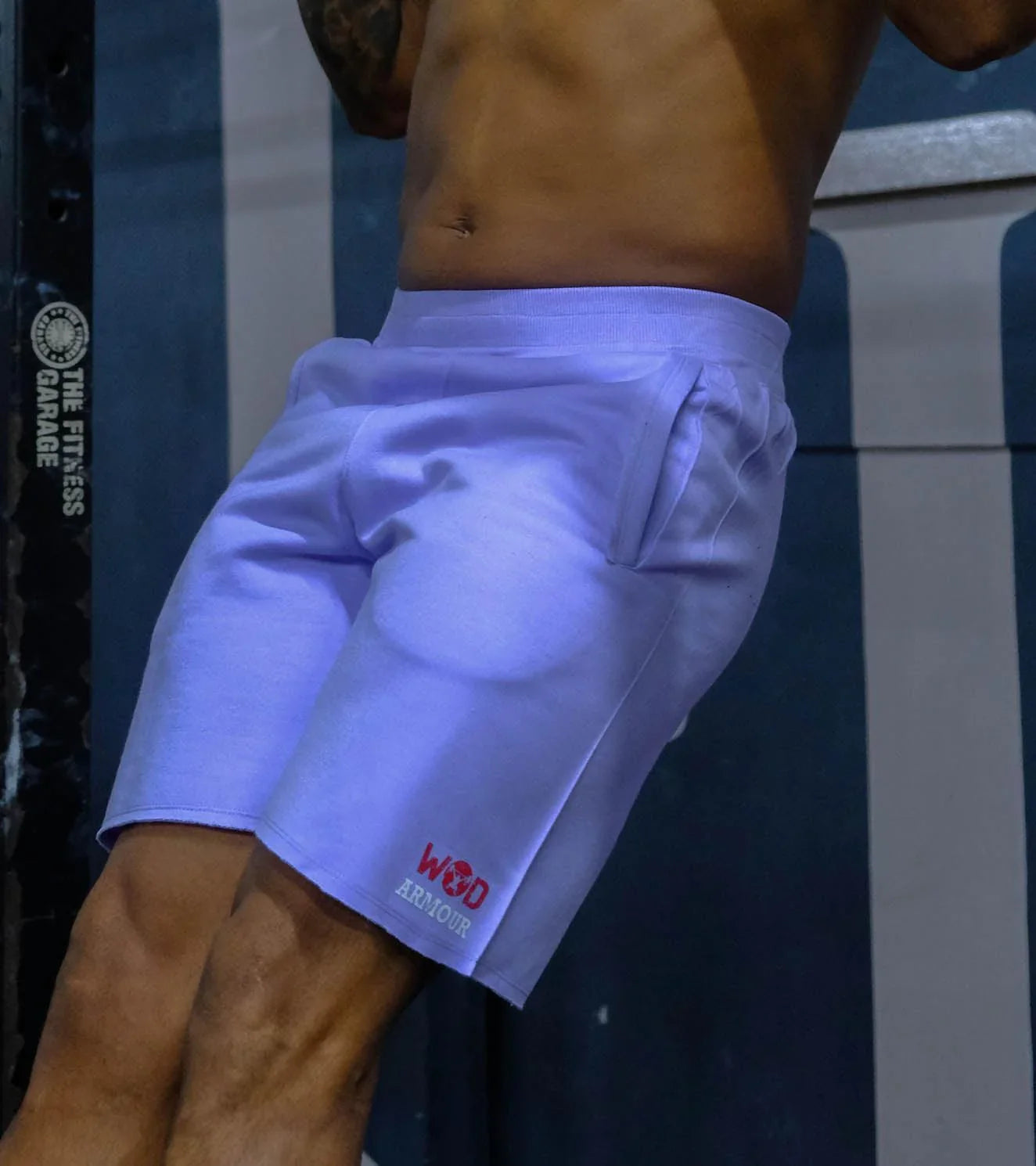 Drawstring Jersey Shorts (Lavander) - wodarmour