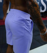 Drawstring Jersey Shorts (Lavander) - wodarmour