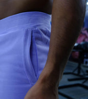 Drawstring Jersey Shorts (Lavander) - wodarmour