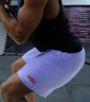 Drawstring Jersey Shorts (Lavander) - wodarmour