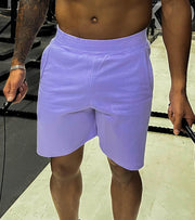 Drawstring Jersey Shorts (Lavander) - wodarmour