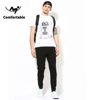 MEN'S BLACK TRACK PANTS - wodarmour