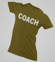 Men's "Coach" T-Shirt (Olive) - wodarmour
