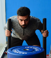 Men's Dry Fit Half Zip Long Sleeve Running T-Shirt - wodarmour