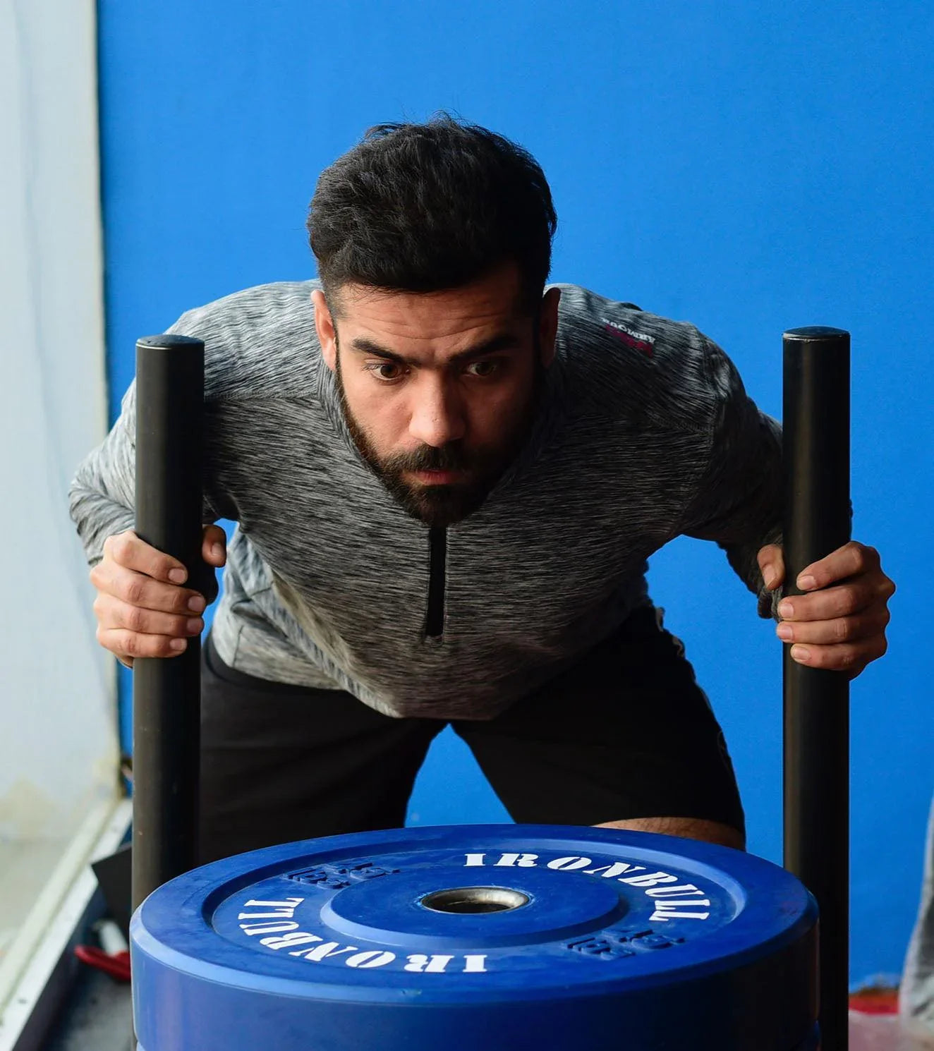 Men's Dry Fit Half Zip Long Sleeve Running T-Shirt - wodarmour