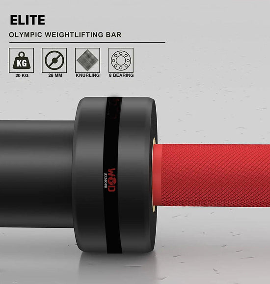 Men's ELITE Weightlifting barbell (20 KG) - wodarmour