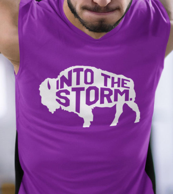 Men's Into the storm muscle tank (Purple) - wodarmour
