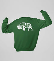 Men's Into the Storm Sweatshirt (Green) - wodarmour
