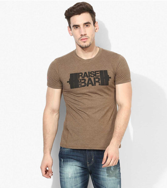 Men's Raise The Bar T-shirt (Olive Green) - wodarmour