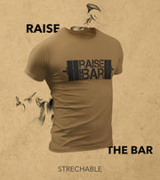 Men's Raise The Bar T-shirt (Olive Green) - wodarmour
