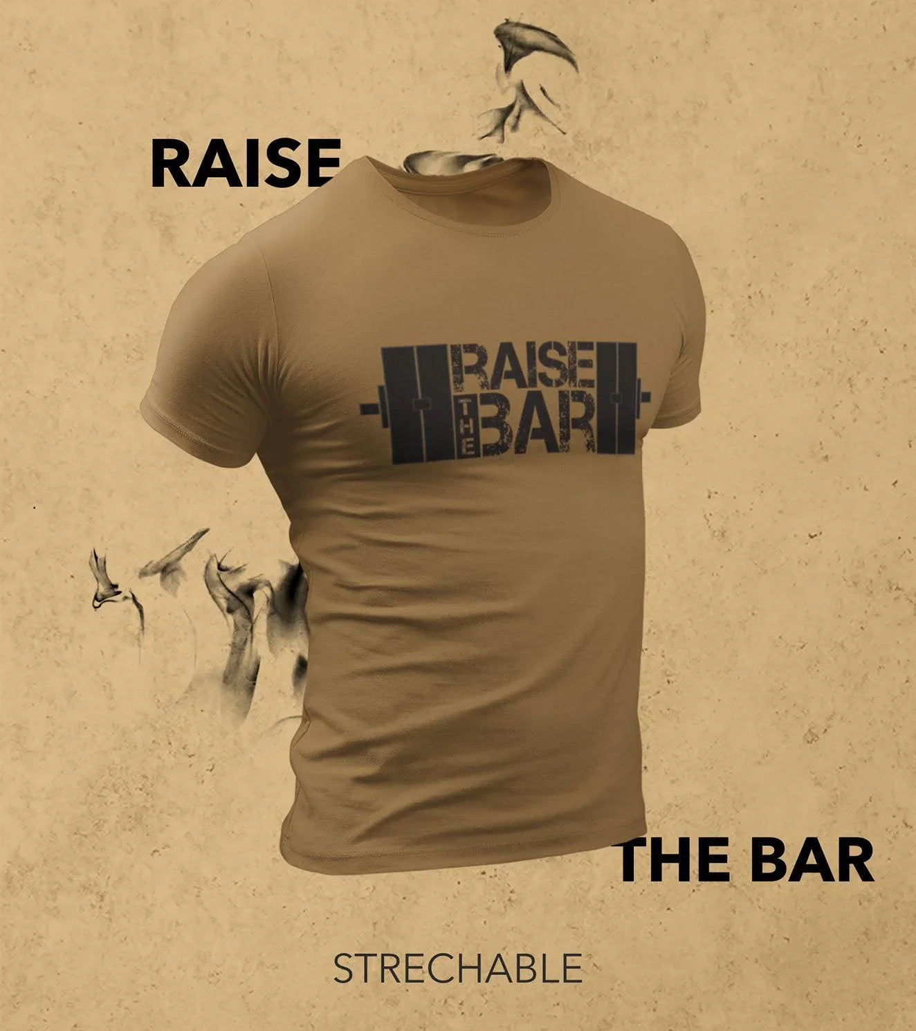 Men's Raise The Bar T-shirt (Olive Green) - wodarmour