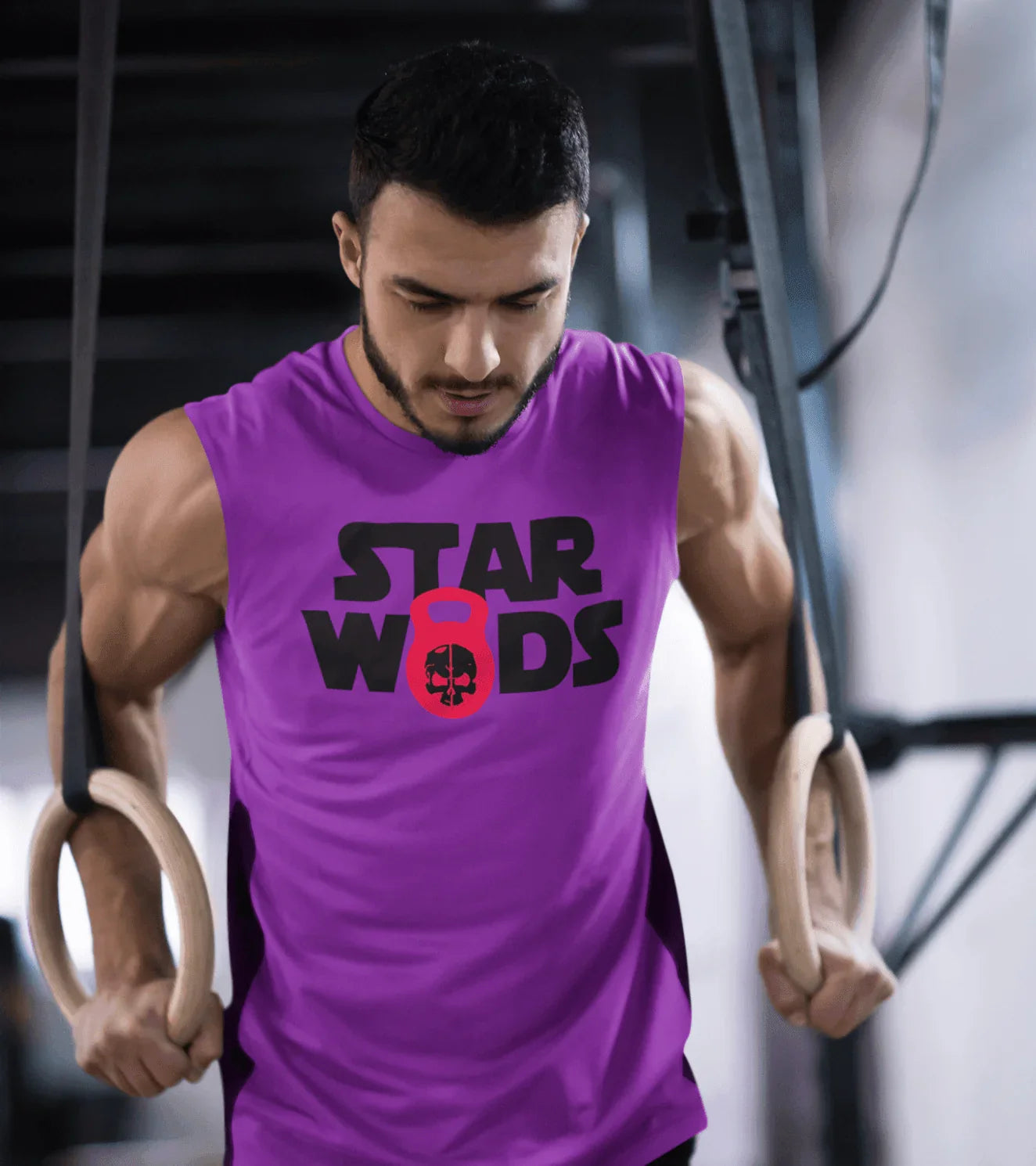 Men's Star Wods Muscle Tank T-shirt - wodarmour