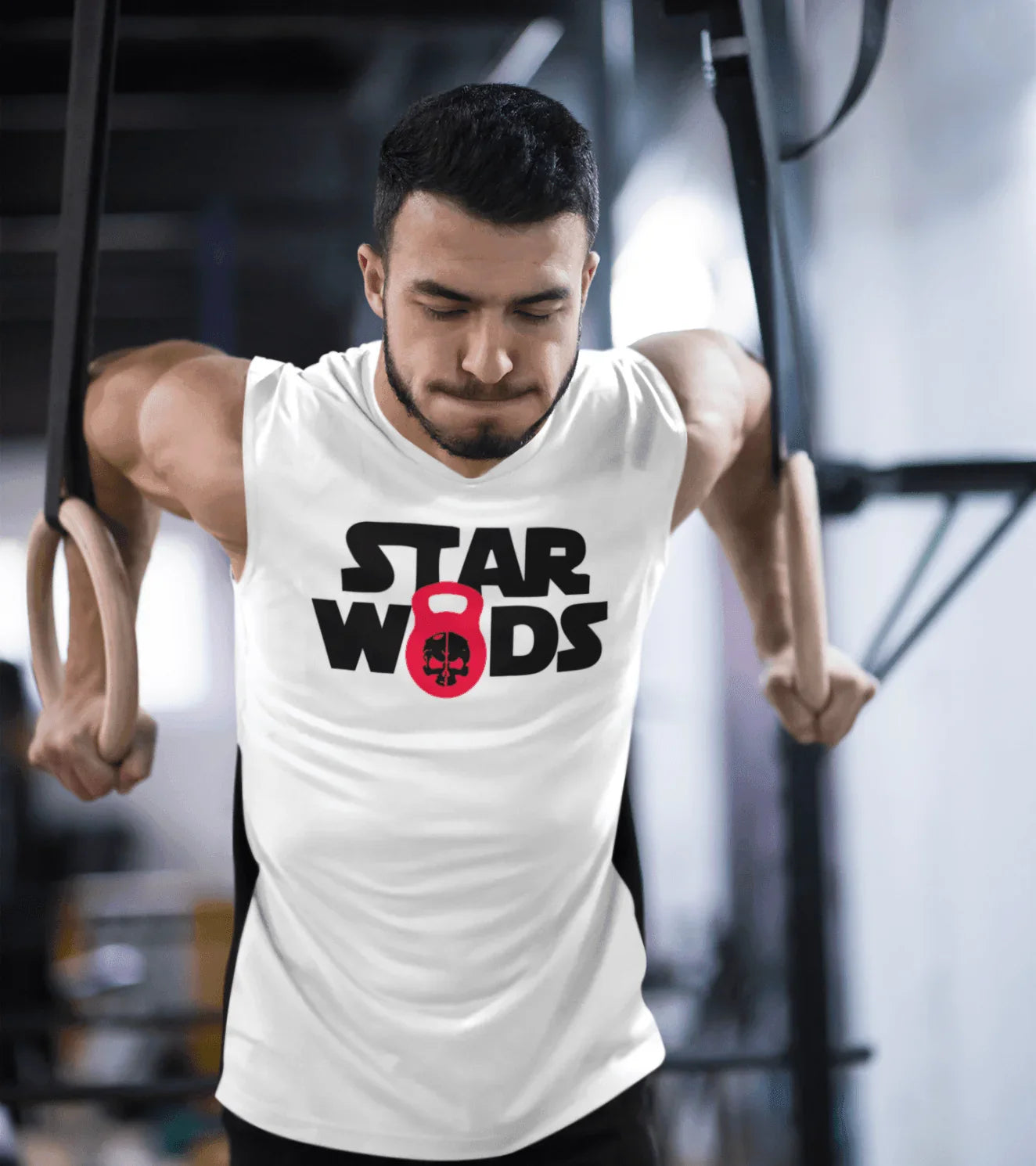 Men's Star Wods Muscle Tank T-shirt - wodarmour
