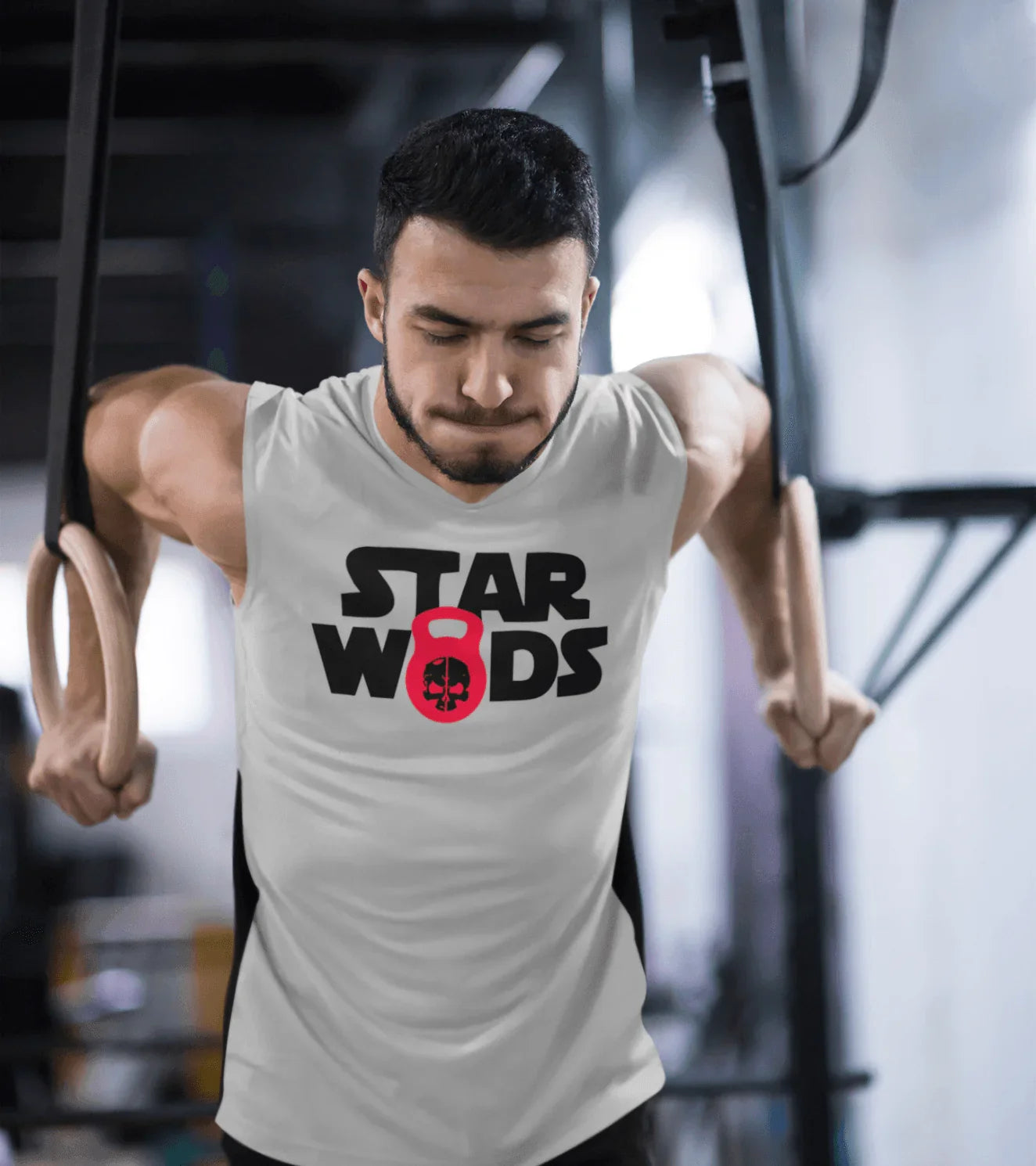 Men's Star Wods Muscle Tank T-shirt - wodarmour