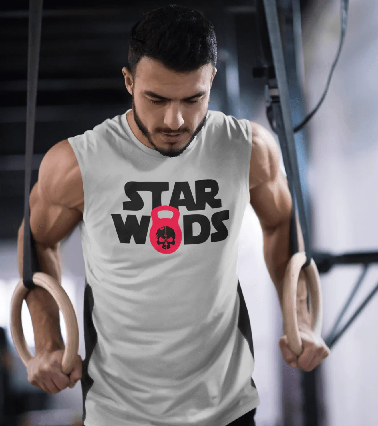 Men's Star Wods Muscle Tank T-shirt - wodarmour