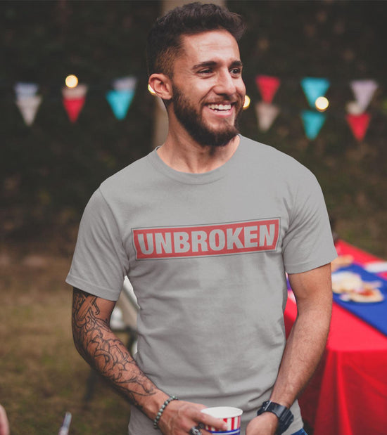 Men's Unbroken T-shirt (Rhino Grey) - wodarmour