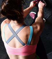 Padded High impact workout sports bra - wodarmour