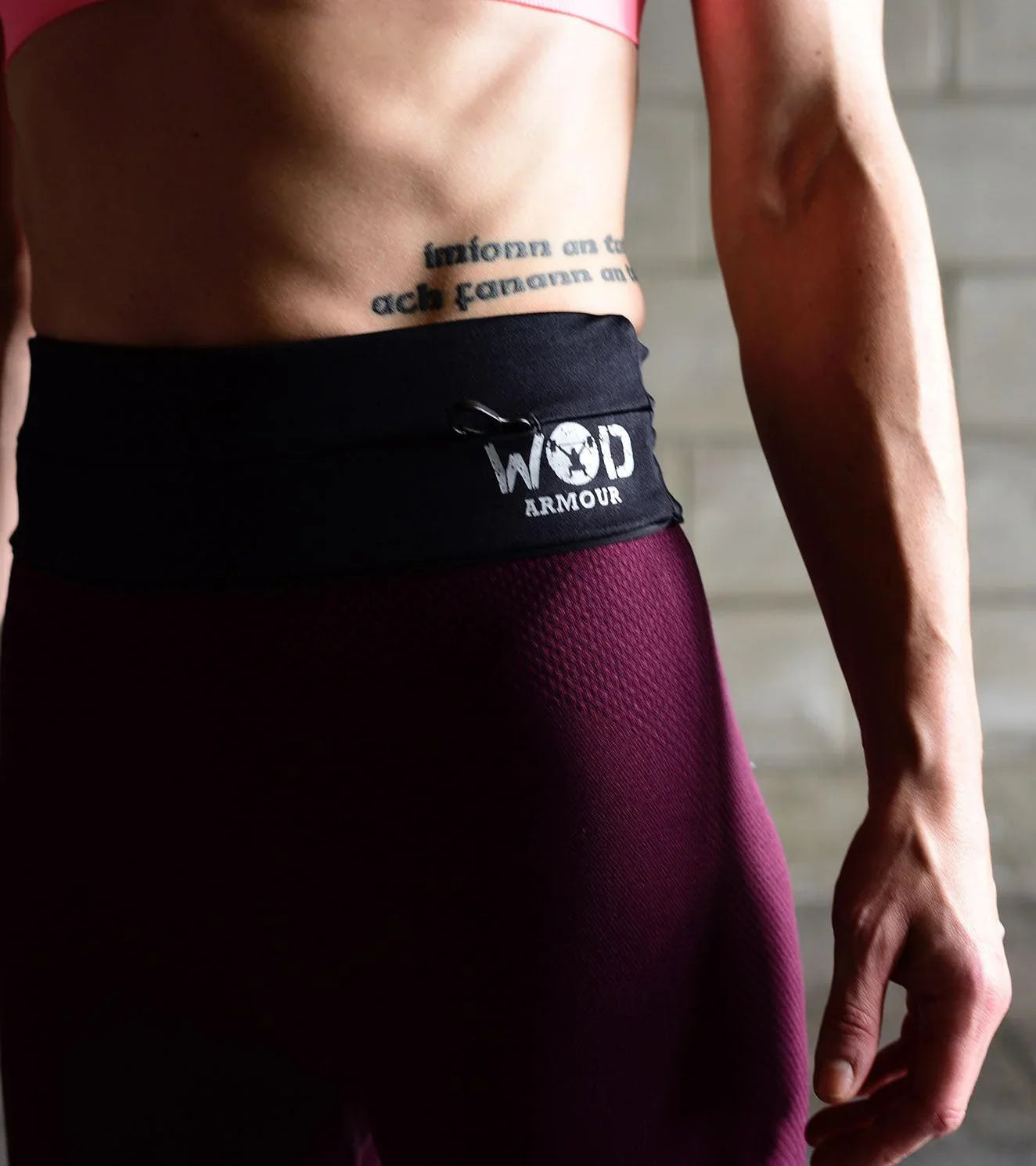 Running Roll over belt - wodarmour