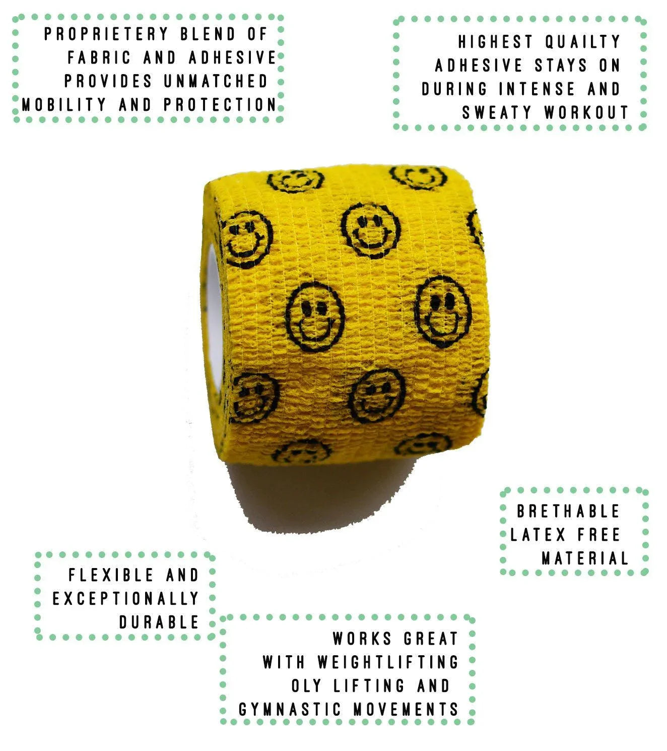 Stretchy Athletic Hook Grip Tape for Weightlifters - wodarmour