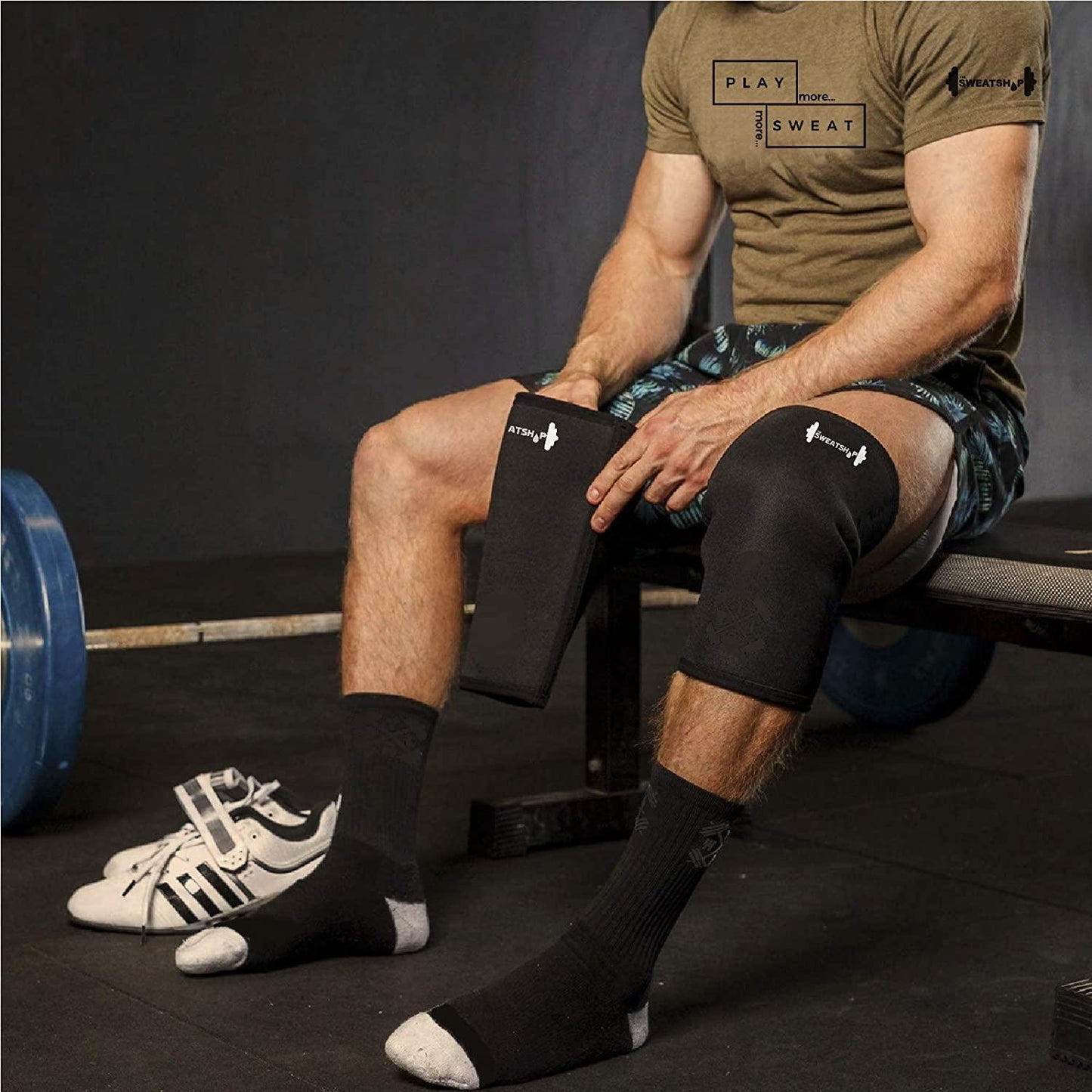 SweatShop 7mm Neoprene Knee Support/Knee Sleeves - wodarmour