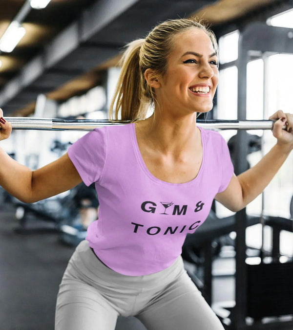 Women's Pink Gym Tonic T-shirt