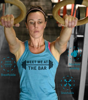 Women's MMATB Tank Top(Dodger Blue) - wodarmour