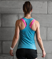 Women's MMATB Tank Top(Dodger Blue) - wodarmour