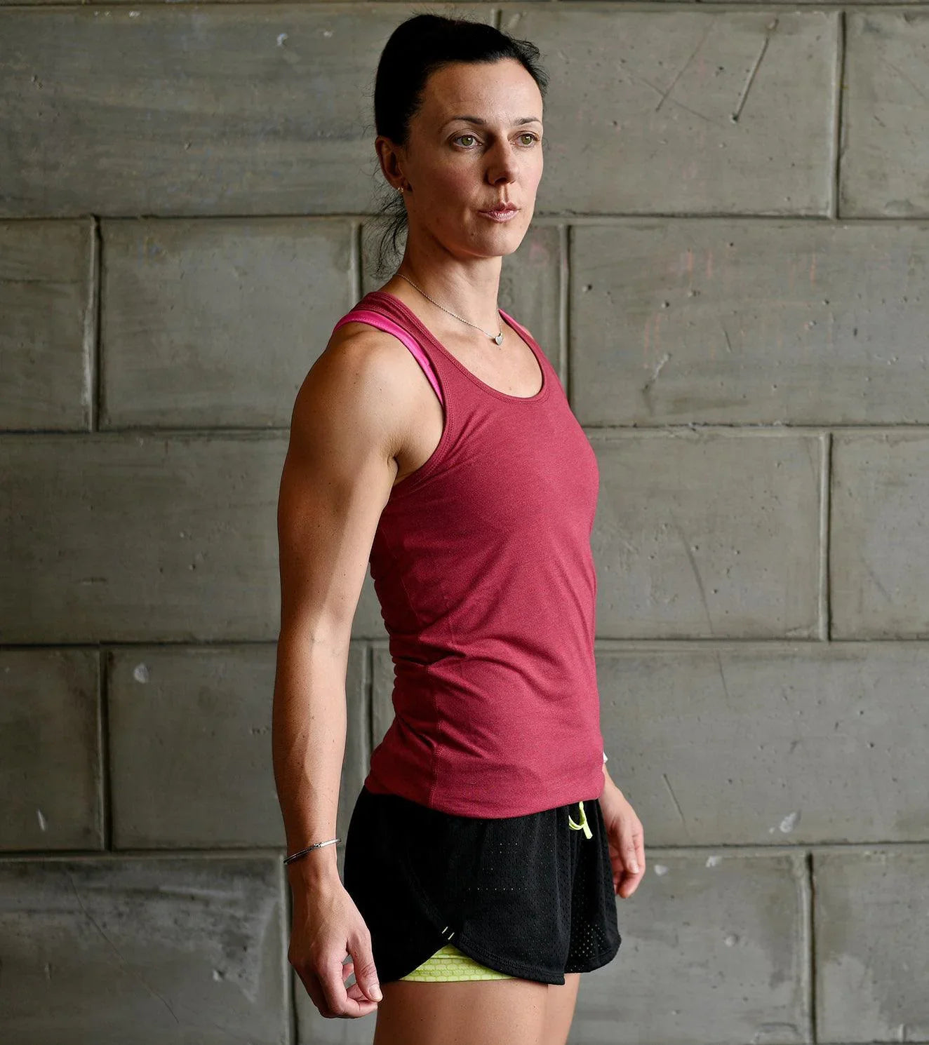 Women's Tank Top (Brick Red) - wodarmour