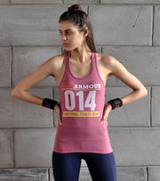 Women's  WOD 14 Graphic Tank Top (Pink) - wodarmour