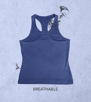 Women's Yoga Tank Top (Admiral Blue) - wodarmour