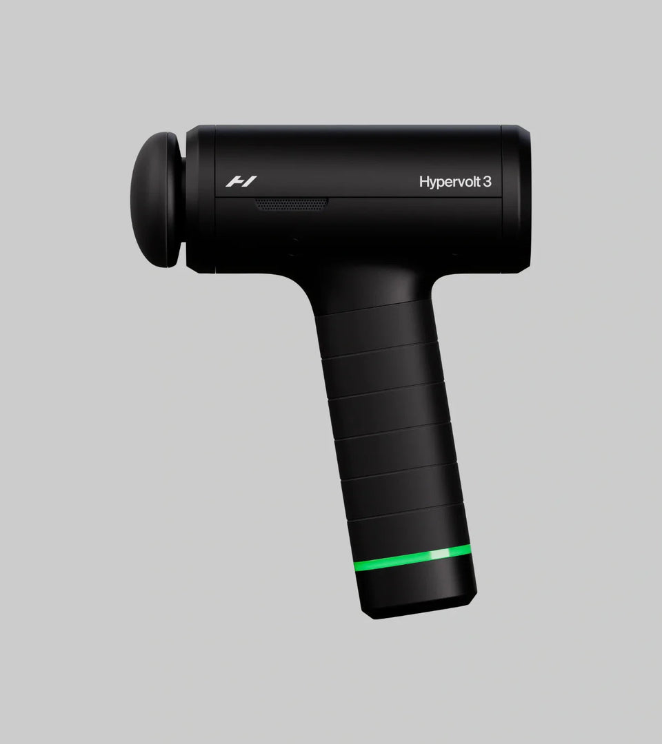 Hyperice Hypervolt 3 percussion massage gun with heated head attachment
