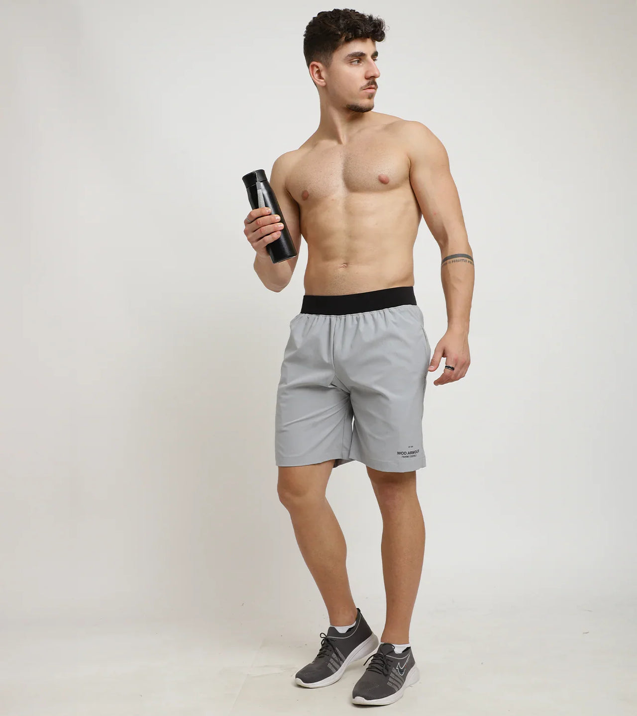 Elite Training Shorts - Light Grey