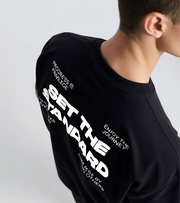 Men's Set the standard Oversized T-shirt - wodarmour