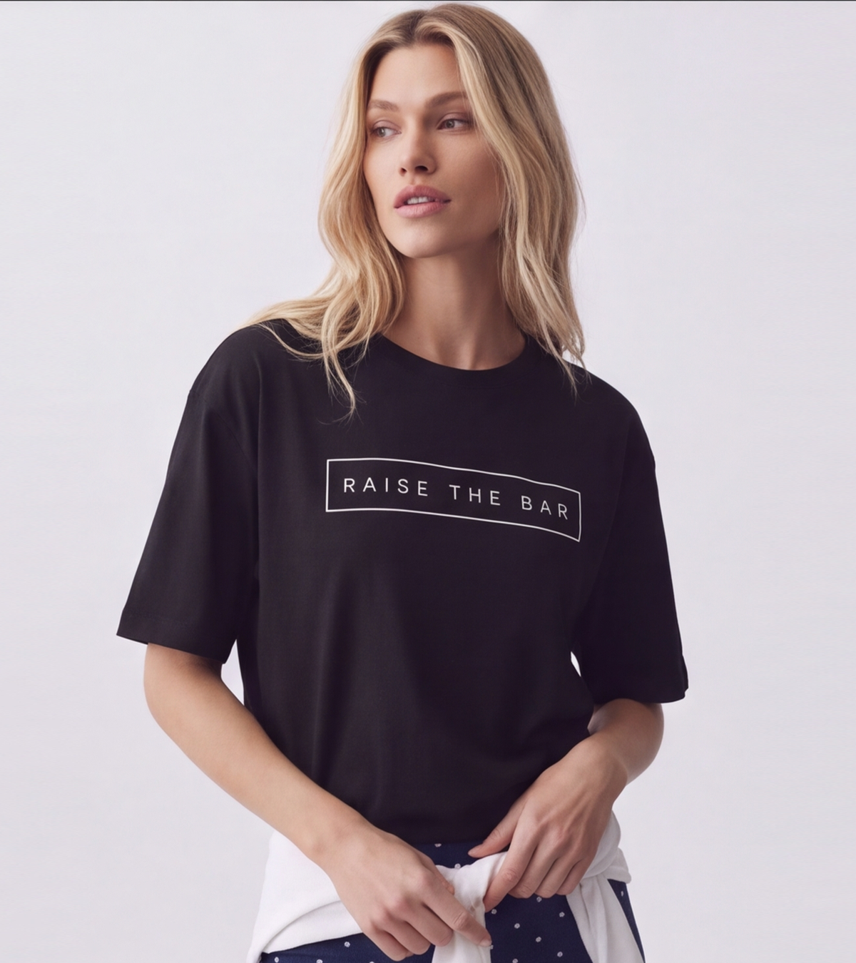 Women's RAISE THE BAR Oversized Tshirt – image 7