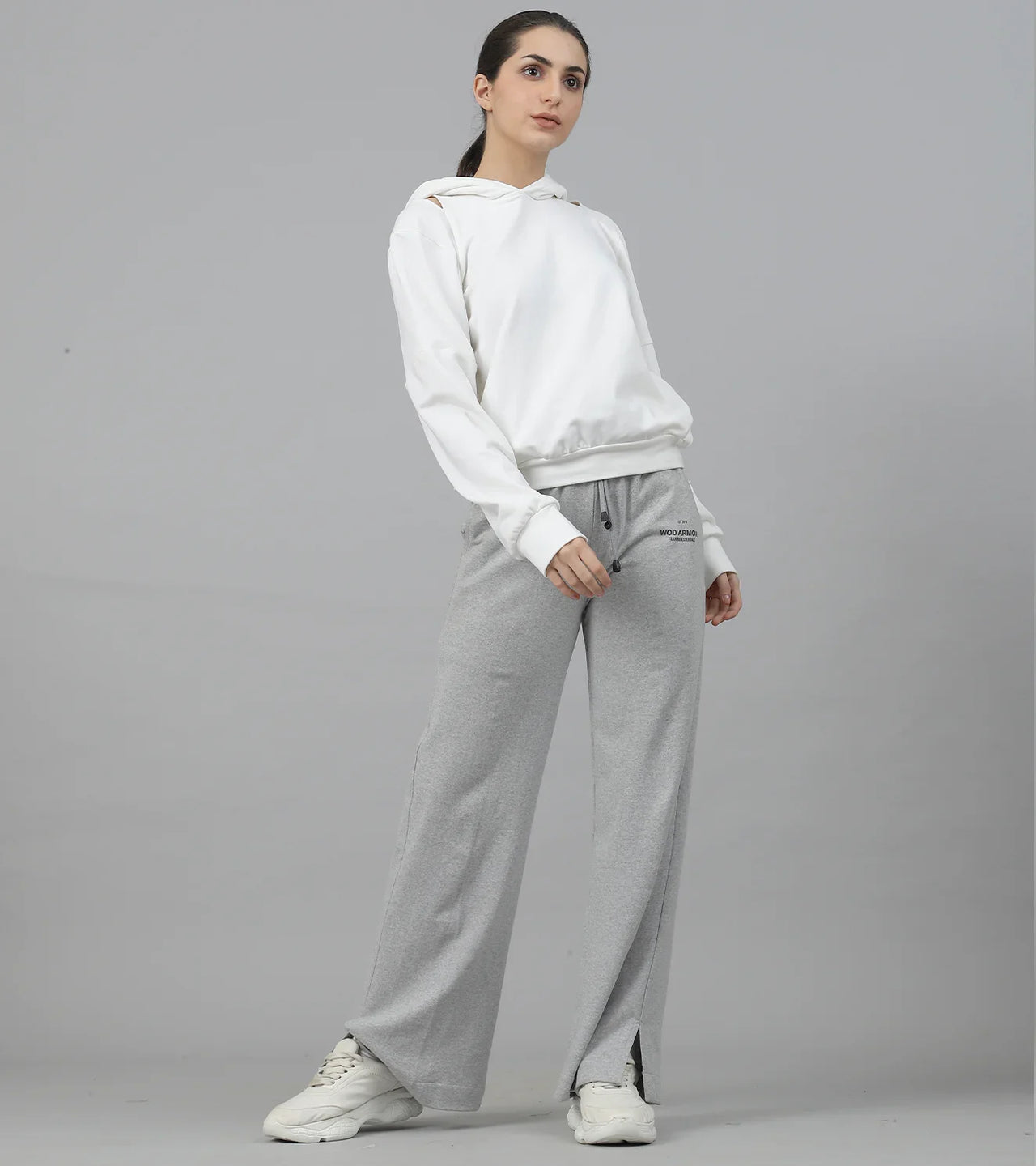 Serenity Boot Cut Track Pants (grey )