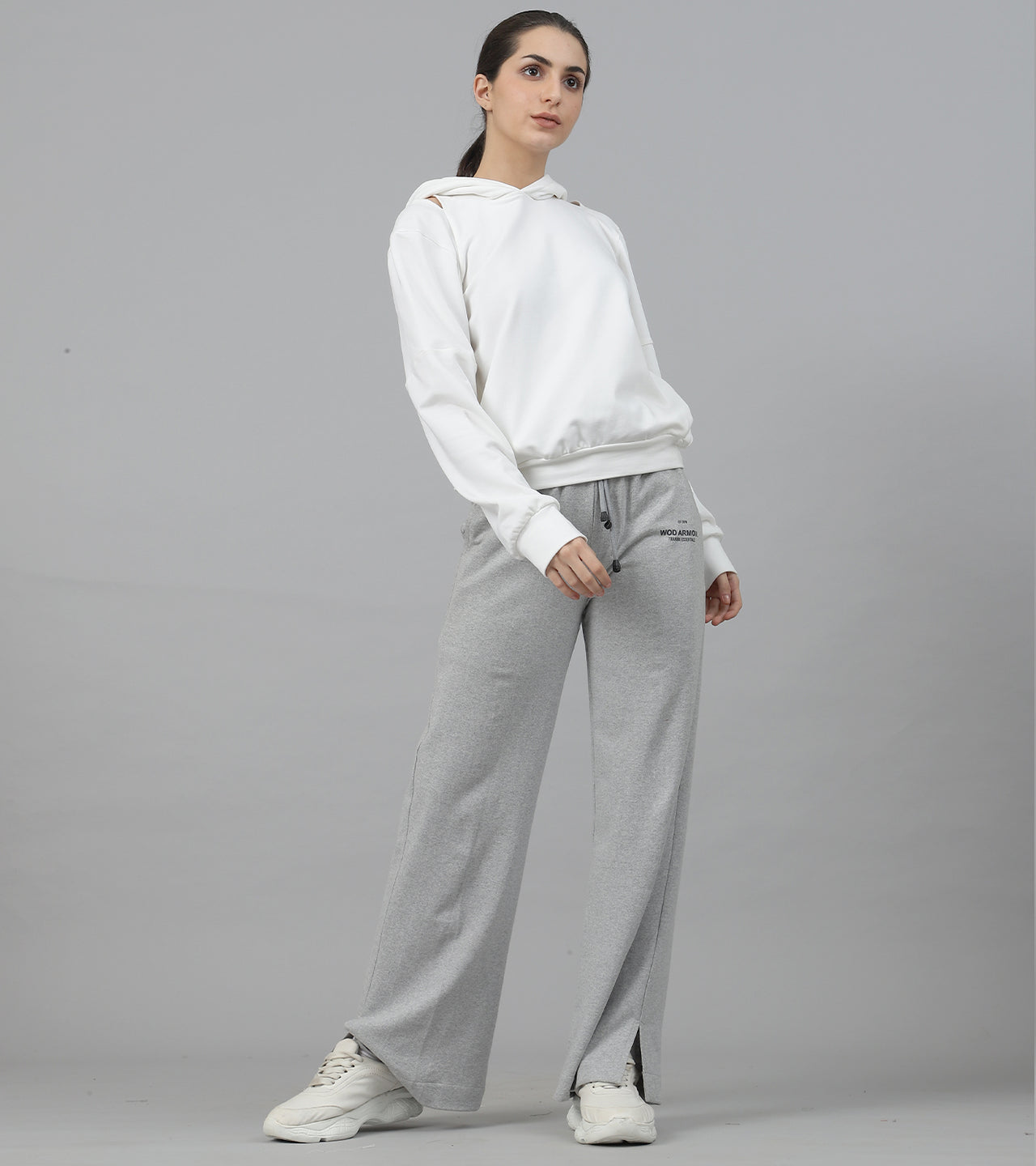 Women's Serenity Boot Cut Track Pants (grey )