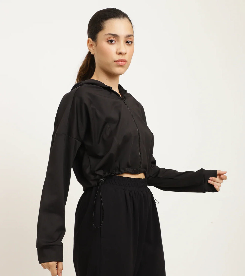 FlexFlow Cropped Hoodie