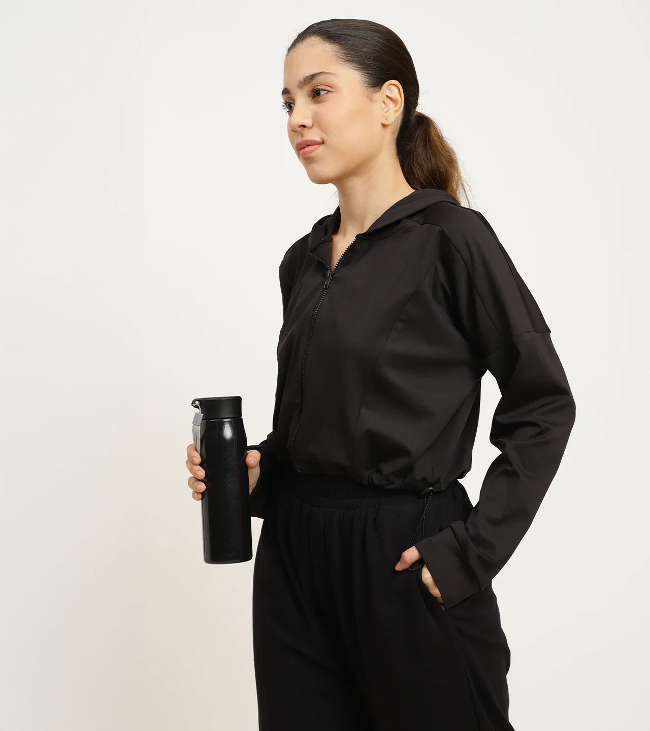 FlexFlow Cropped Hoodie