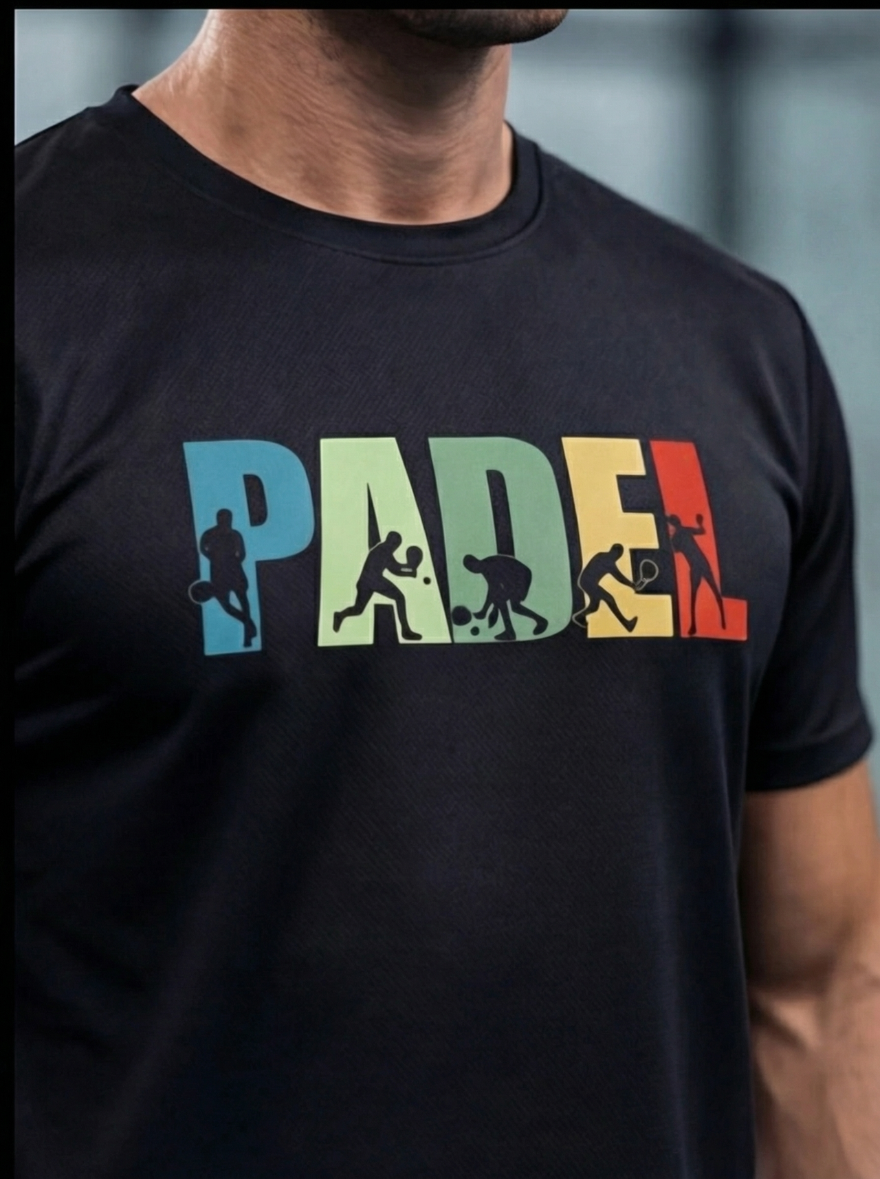 Men's Padel Pro Dry Fit T-Shirt | 100% Polyester Sports Tee - wodarmour