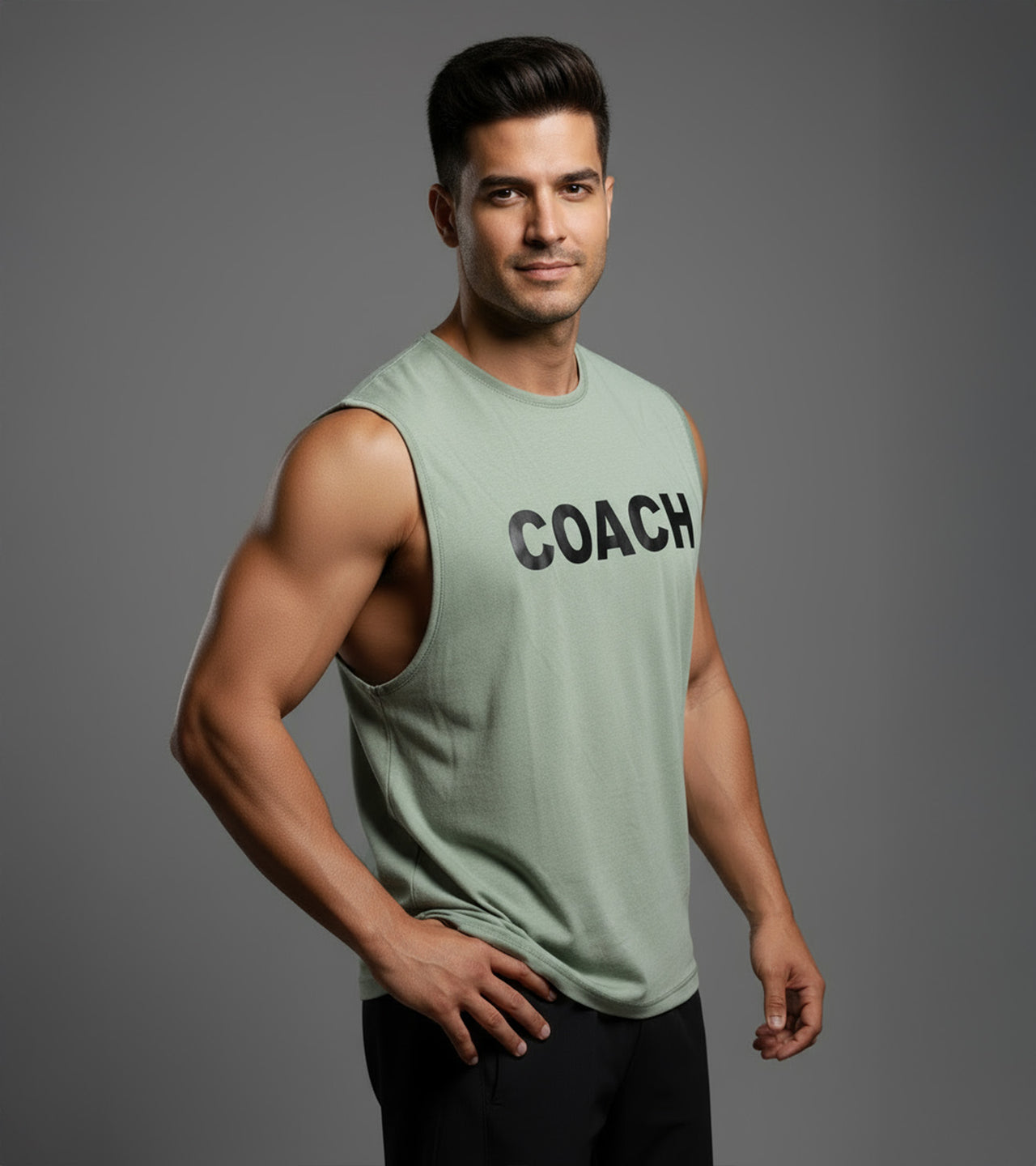 WOD Armour COACH Muscle Tank top – Command. Inspire. Train.