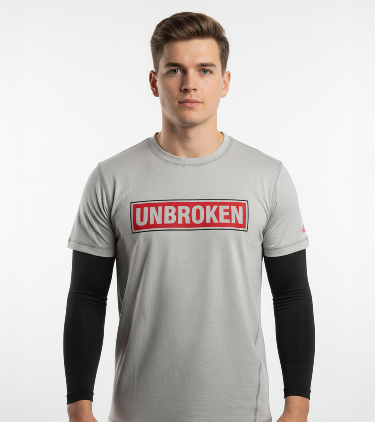 Men's Unbroken T-shirt (Rhino Grey) - wodarmour