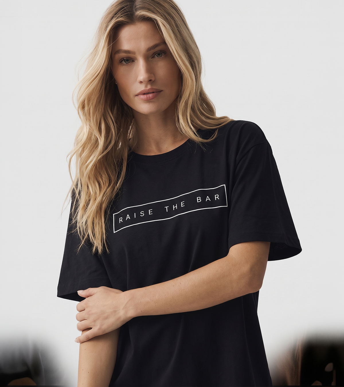 Women's RAISE THE BAR Oversized Tshirt – image 4