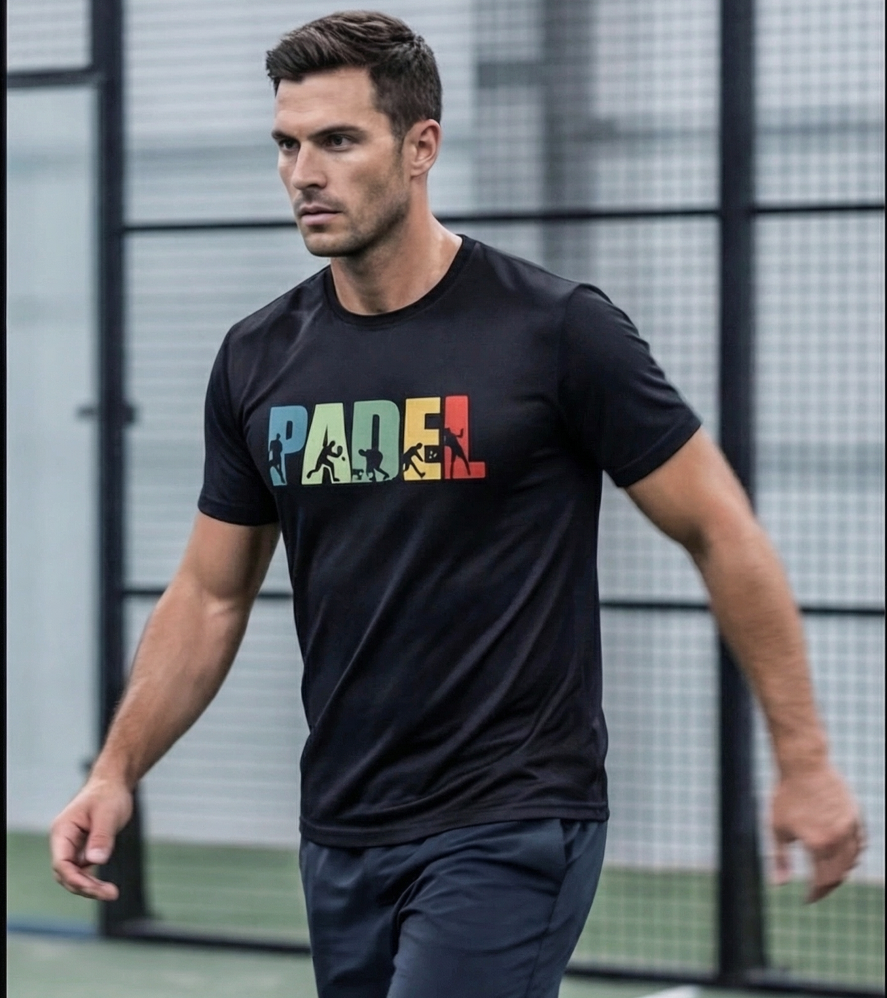 Men's Padel Pro Dry Fit T-Shirt | 100% Polyester Sports Tee