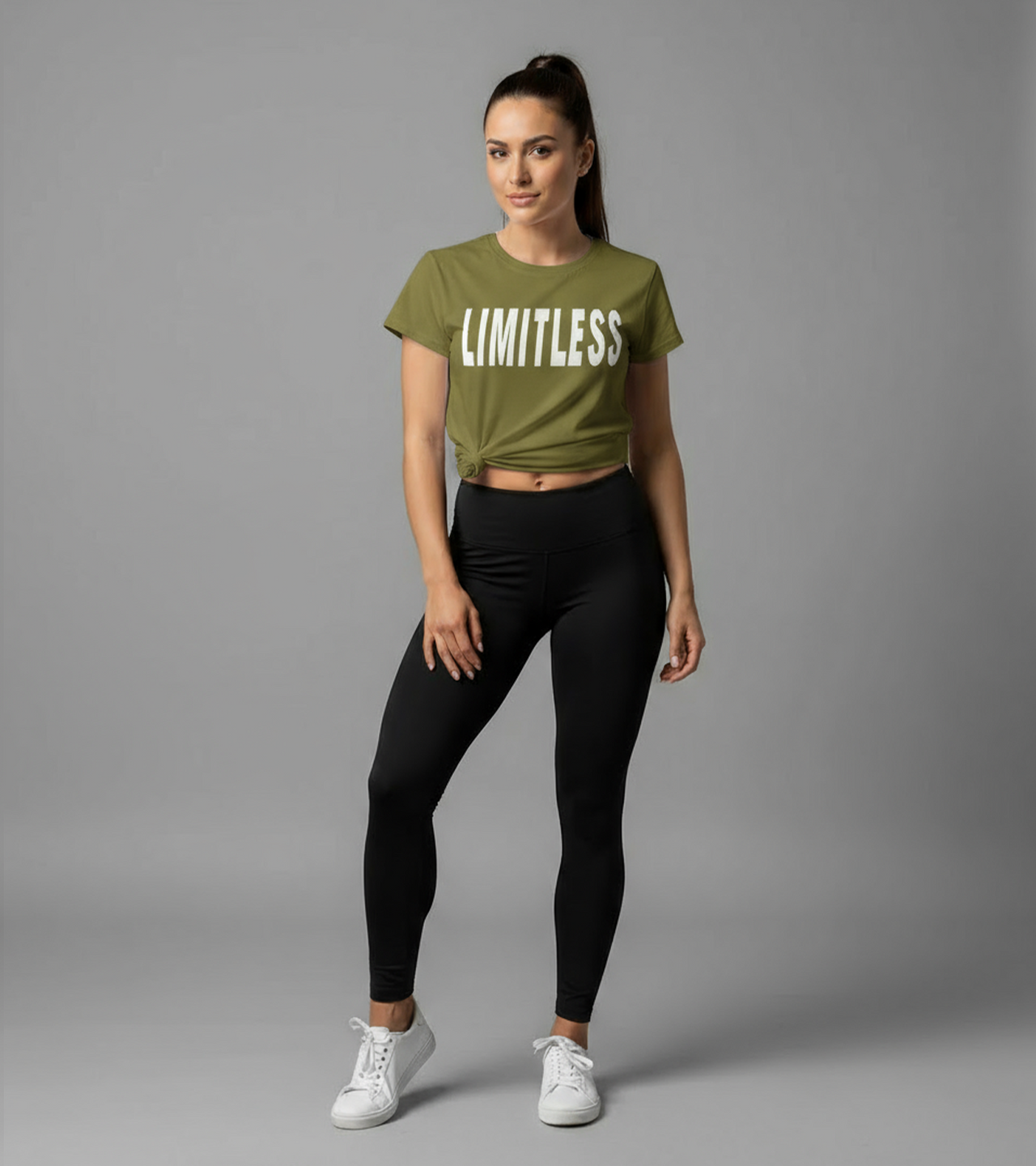 Women's Limitless T-Shirt (Olive Green)