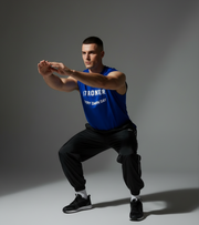 Men's sleeveless Blue tank top ( stronger) - wodarmour