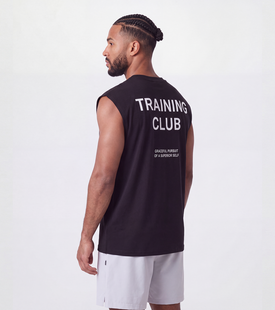 Men’s Sleeveless TRAINING CLUB Training Tank – Black